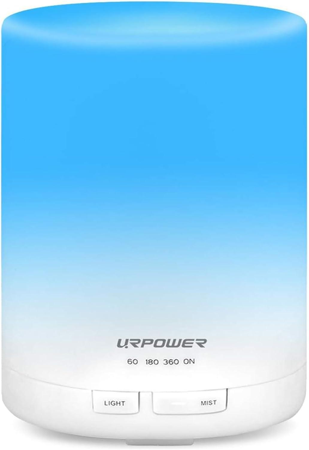 URPOWER 2nd Gen 300ml Aroma Essential Oil Diffuser Night Light - URPOWER